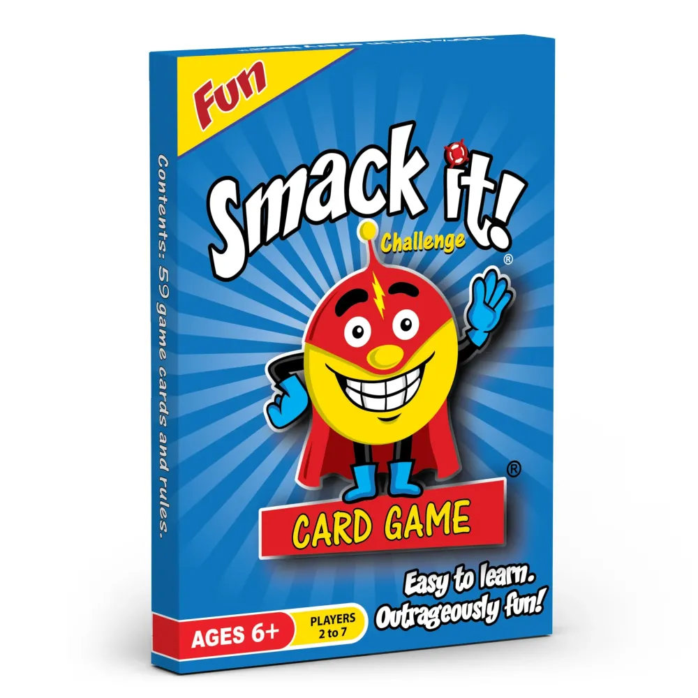 Arizona GameCo Smack it!, a Family Card Game for Kids - Fun and Easy to Learn - Perfect Easter Basket Stuffer for Kids or Gift Idea - Boy or Girl Ages 6-12