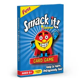 Arizona GameCo Smack it!, a Family Card Game for Kids - Fun and Easy to Learn - Perfect Easter Basket Stuffer for Kids or Gift Idea - Boy or Girl Ages 6-12