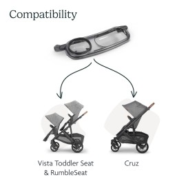 UPPAbaby Snack Tray for Vista, Cruz, RumbleSeat / Quick Attachment / Folds with Stroller UPPAbaby Snack Tray for Vista, Cruz, RumbleSeat / Quick Attachment / Folds with Stroller