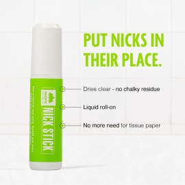 Pacific Shaving Company Nick Stick - A Shave Essential - Puts Nicks in Their Place - Liquid Roll-On Applicator, Dries Clear - With Vitamin E & Aloe Vera (0.25 Oz, 2 Pack) Pacific Shaving Company Nick Stick - A Shave Essential - Puts Nicks in Their Place - Liquid Roll-On Applicator, Dries Clear - With Vitamin E & Aloe Vera (0.25 Oz, 2 Pack)