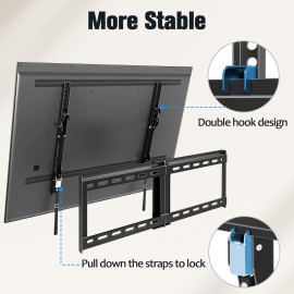 Mounting Dream UL Listed TV Mount for Most 37-75 Inch TV, Universal Tilt TV Wall Mount Fit 16, 18, 24 Stud with Loading Capacity 132lbs, Max Vesa 600 x 400mm, Low Profile Flat Wall Mount Bracket Mounting Dream UL Listed TV Mount for Most 37-75 Inch TV, Universal Tilt TV Wall Mount Fit 16, 18, 24 Stud with Loading Capacity 132lbs, Max Vesa 600 x 400mm, Low Profile Flat Wall Mount Bracket