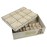 The Broken Token Board Game Organizer - Caverna Compatible Wood Storage Box with Multiple Trays and Dividers