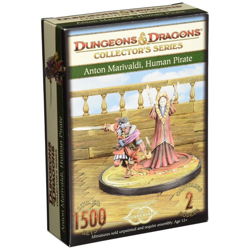 D&D Sundering Book 4 Anton & Umara 2 Fig Board Game D&D Sundering Book 4 Anton & Umara 2 Fig Board Game