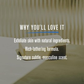 Baxter of California Exfoliating Body Bar Soap for Men with Cedarwood and Oak Moss Essence | For All Skin Types | Buffs Out Dry Skin and Boosts Cell Renewal | 7 ounces | Holiday Gift Guide Baxter of California Exfoliating Body Bar Soap for Men with Cedarwood and Oak Moss Essence | For All Skin Types | Buffs Out Dry Skin and Boosts Cell Renewal | 7 ounces | Holiday Gift Guide