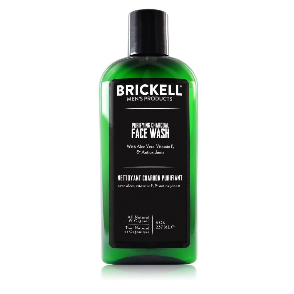 Brickell Men\'s Purifying Charcoal Face Wash for Men, Natural and Organic Daily Facial Cleanser, 8 Ounce, Scented Brickell Men\'s Purifying Charcoal Face Wash for Men, Natural and Organic Daily Facial Cleanser, 8 Ounce, Scented