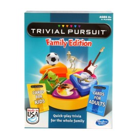 Hasbro Gaming Trivial Pursuit Game: Family Edition Board Game, Family Trivia Games for Adults and Kids, 2+ Players, Ages 8+ (Amazon Exclusive) Hasbro Gaming Trivial Pursuit Game: Family Edition Board Game, Family Trivia Games for Adults and Kids, 2+ Players, Ages 8+ (Amazon Exclusive)