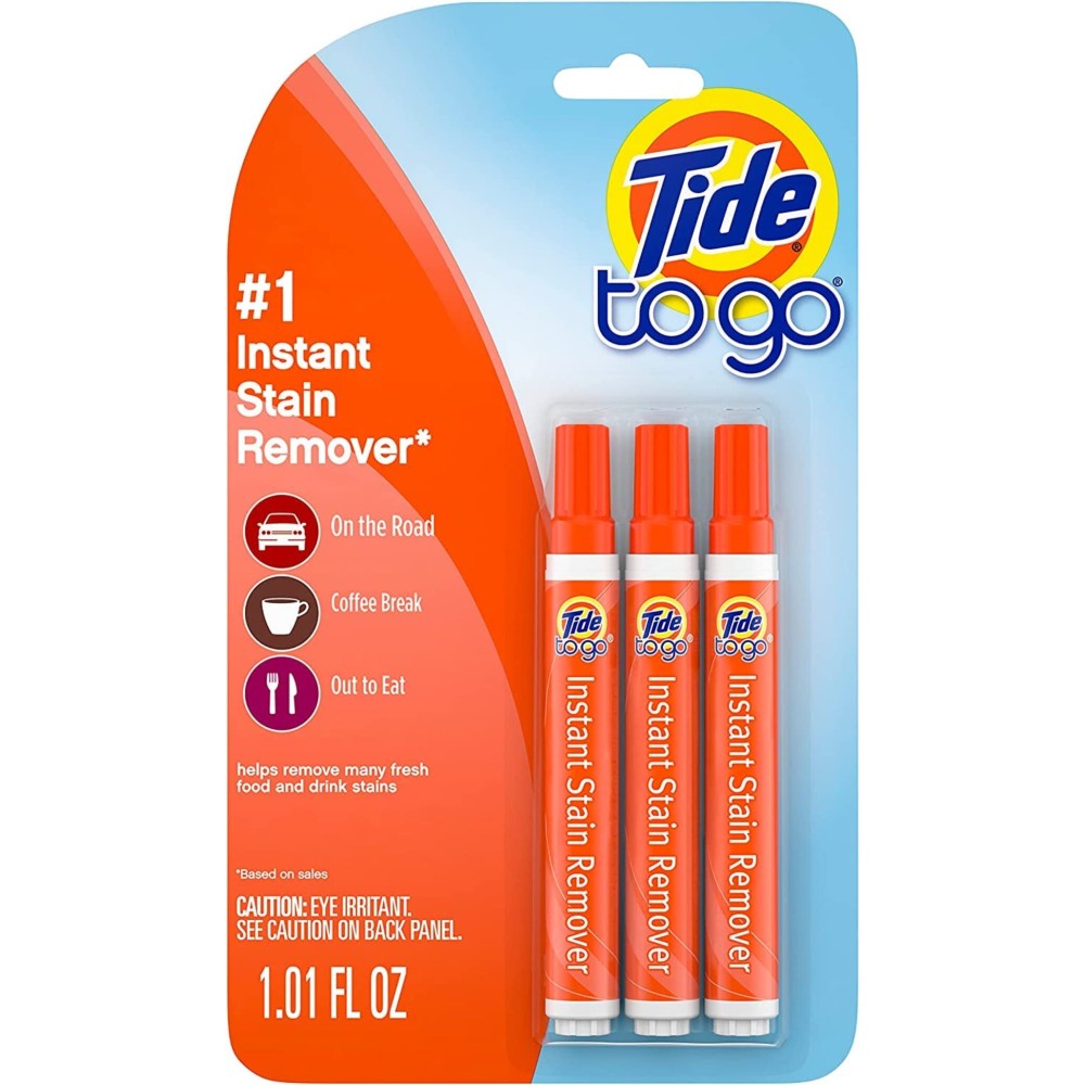 Tide To Go Stain Pens 3 Count (1 Pack) Tide To Go Stain Pens 3 Count (1 Pack)