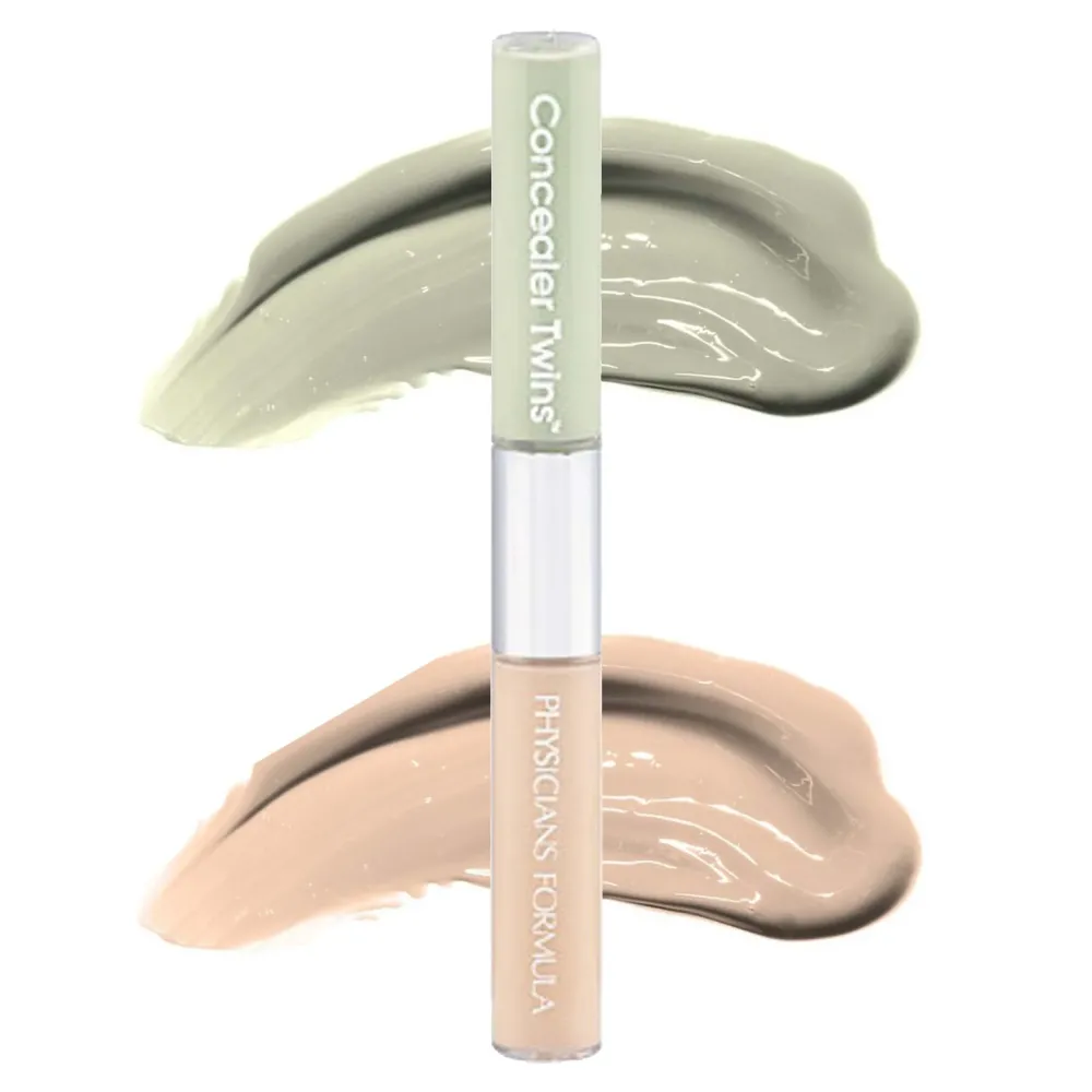 Physicians Formula Cream Dual-Ended Concealer Stick Green/Light, Neutralizing, Dark Circles, Scars, Blemishes, Eyes Physicians Formula Cream Dual-Ended Concealer Stick Green/Light, Neutralizing, Dark Circles, Scars, Blemishes, Eyes