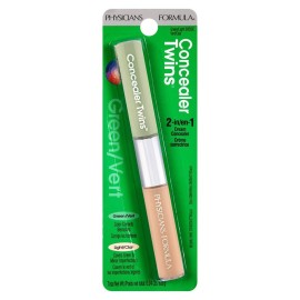 Physicians Formula Cream Dual-Ended Concealer Stick Green/Light, Neutralizing, Dark Circles, Scars, Blemishes, Eyes Physicians Formula Cream Dual-Ended Concealer Stick Green/Light, Neutralizing, Dark Circles, Scars, Blemishes, Eyes