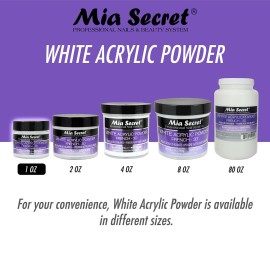 Mia Secret White Acrylic Powder (1oz) Mia Secret White Acrylic Powder (1oz)