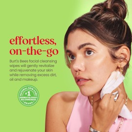 Burt\'s Bees Aloe Vera Face Wipes, for Sensitive Skin, Soothing Makeup Remover & Facial Cleansing Towelettes, 30 Ct. (3-Pack) Burt\'s Bees Aloe Vera Face Wipes, for Sensitive Skin, Soothing Makeup Remover & Facial Cleansing Towelettes, 30 Ct. (3-Pack)