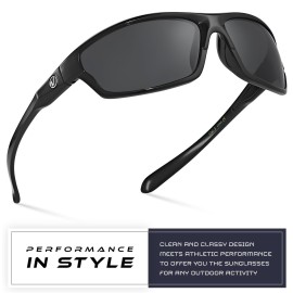 Nitrogen Polarized Wrap Around Sport Sunglasses for Men Women UV400 Driving Fishing Running Sun Glasses Nitrogen Polarized Wrap Around Sport Sunglasses for Men Women UV400 Driving Fishing Running Sun Glasses