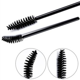 G2PLUS 100PCS Disposable Eyelash Brushes, Adjustable Mascara Wands Makeup Applicator Kits, Eyelash Spoolies Brushes for Eyelash Extensions and Eyebrows (Black) G2PLUS 100PCS Disposable Eyelash Brushes, Adjustable Mascara Wands Makeup Applicator Kits, Eyelash Spoolies Brushes for Eyelash Extensions and Eyebrows (Black)