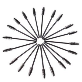 G2PLUS 100PCS Disposable Eyelash Brushes, Adjustable Mascara Wands Makeup Applicator Kits, Eyelash Spoolies Brushes for Eyelash Extensions and Eyebrows (Black) G2PLUS 100PCS Disposable Eyelash Brushes, Adjustable Mascara Wands Makeup Applicator Kits, Eyelash Spoolies Brushes for Eyelash Extensions and Eyebrows (Black)