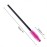 G2PLUS 100PCS Disposable Eyelash Brushes, Mascara Wands Applicator Makeup Kits, Eyelash Spoolies Brushes for Eyelash Extensions and Eyebrows (Rose)
