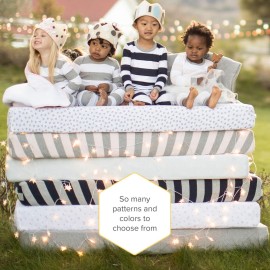 Burt\'s Bees Baby Essential Organic Cotton Fitted Crib Sheet, Breathable for Boy Girl Standard Crib & Toddler Mattresses Burt\'s Bees Baby Essential Organic Cotton Fitted Crib Sheet, Breathable for Boy Girl Standard Crib & Toddler Mattresses