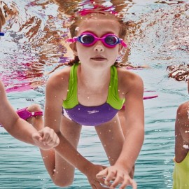 Speedo Unisex-Child Swim Goggles Skoogle Ages 3-8, Bright Pink, One Size Speedo Unisex-Child Swim Goggles Skoogle Ages 3-8, Bright Pink, One Size