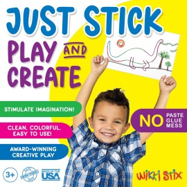 Wikki Stix Rainbow Pak Arts & Crafts, Kids Travel Essential, Pack of 24 in Rainbow Colors, Ages 3 & Up Wikki Stix Rainbow Pak Arts & Crafts, Kids Travel Essential, Pack of 24 in Rainbow Colors, Ages 3 & Up