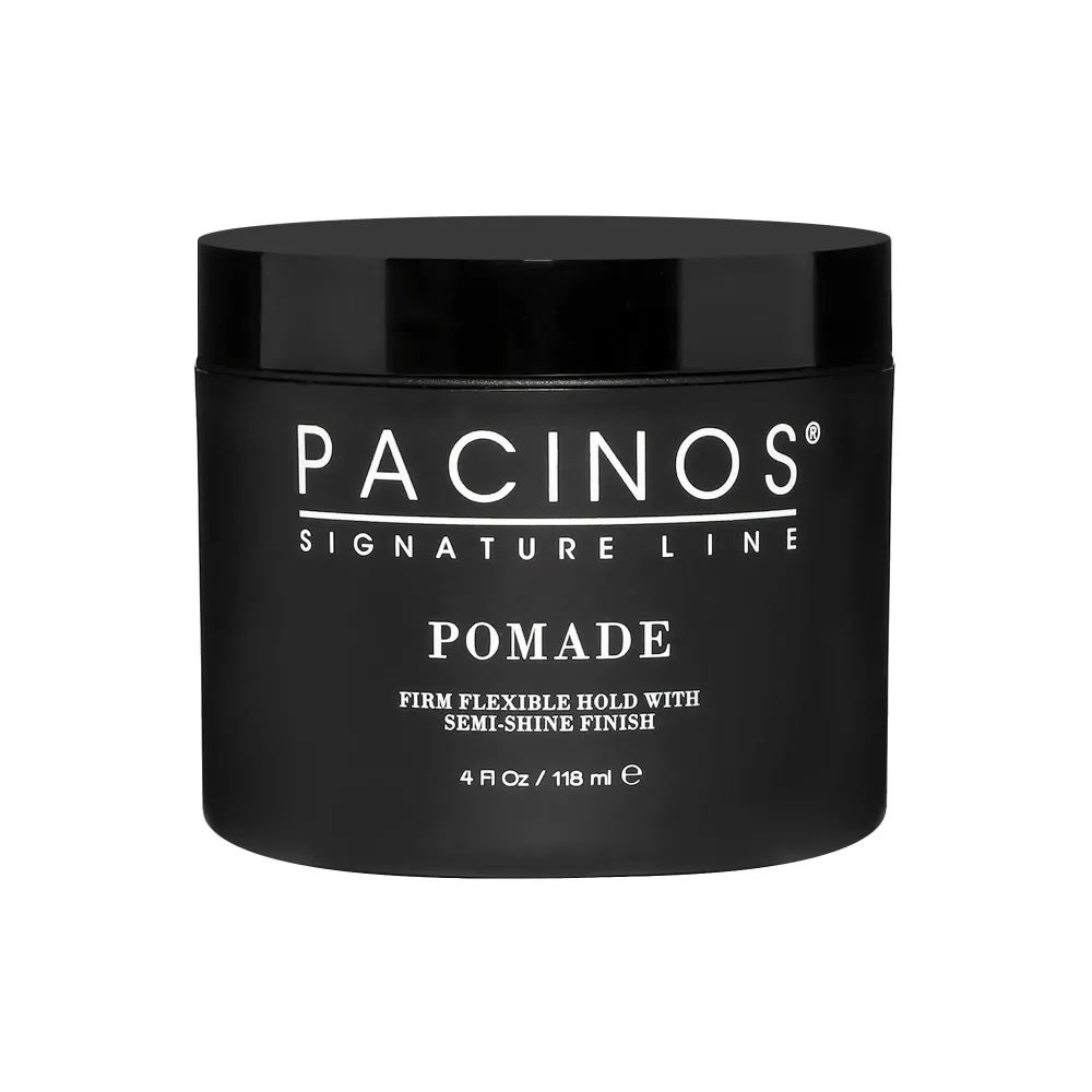 Pacinos Pomade - Flexible Hold, Frizz Control - High Shine Pomade for All Hair Types - 4oz Pacinos Pomade - Flexible Hold, Frizz Control - High Shine Pomade for All Hair Types - 4oz