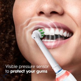 Oral-B Smart 5000 Rechargeable Electric Powered Toothbrush, Black with Travel Case and Bluetooth - Visible Pressure Sensor to Protect Gums - 5 Cleaning Modes - 2 Minute Timer Oral-B Smart 5000 Rechargeable Electric Powered Toothbrush, Black with Travel Case and Bluetooth - Visible Pressure Sensor to Protect Gums - 5 Cleaning Modes - 2 Minute Timer