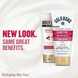 Gold Bond Diabetics\' Dry Skin Relief Body Lotion, 4.5 oz., With Aloe to Moisturize & Soothe Gold Bond Diabetics\' Dry Skin Relief Body Lotion, 4.5 oz., With Aloe to Moisturize & Soothe