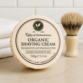 Taylor of Old Bond Street Organic Shaving Cream w/Aloe & JojobaNew 5.3 oz. Taylor of Old Bond Street Organic Shaving Cream w/Aloe & JojobaNew 5.3 oz.