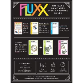 Looney Labs Fluxx 5.0 Card Game Fun, Fast-Paced, Ever-Changing Rules, Perfect for Family Game Night and Parties