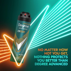 Degree Men Antiperspirant Deodorant Dry Spray Sport Defense 72-Hour Sweat and Odor Protection Deodorant For Men With Body Heat Activated Technology 3.8 oz Degree Men Antiperspirant Deodorant Dry Spray Sport Defense 72-Hour Sweat and Odor Protection Deodorant For Men With Body Heat Activated Technology 3.8 oz