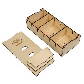 The Broken Token Short Bits Box - Wooden Game Piece and Token Organizer for Board Games The Broken Token Short Bits Box - Wooden Game Piece and Token Organizer for Board Games