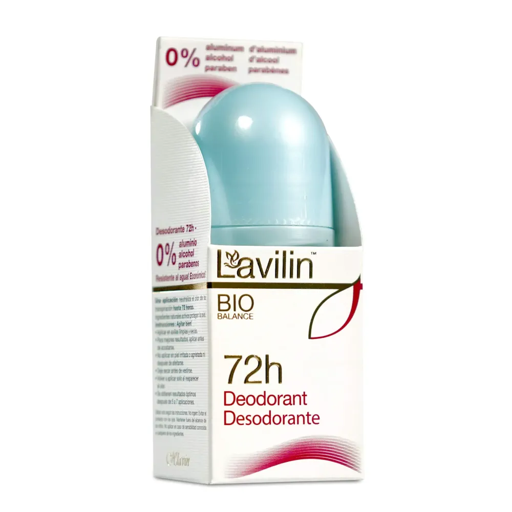 LAVILIN Roll On Deodorant for Women and Men - Aluminum Free Deodorant with Up to 72 Hour Long-Lasting Protection and Odor Control - Alcohol, Paraben and Cruelty FREE Sensitive Skin deodorant (2 oz) LAVILIN Roll On Deodorant for Women and Men - Aluminum Free Deodorant with Up to 72 Hour Long-Lasting Protection and Odor Control - Alcohol, Paraben and Cruelty FREE Sensitive Skin deodorant (2 oz)