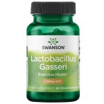 Swanson Lactobacillus Gasseri - Probiotic Supplement Supporting Digestive Health with 3 Billion CFU - Design-Release Satiety & Fat Metabolism Support - (60 Veggie Capsules)