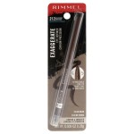 Rimmel London Exaggerate Waterproof Eye Definer Eyeliner, Highly Pigmented, Long-Wearing, Built-In Smudger, 212, Rich Brown, 0.01oz