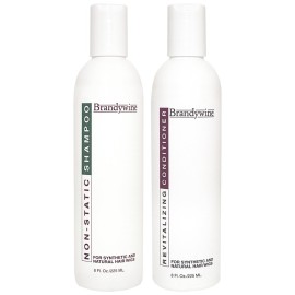 Brandywine Non Static Shampoo & Revitalizing Conditioner 8 Ounce, Value Pack Bundle 2 items