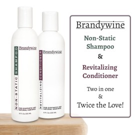 Brandywine Non Static Shampoo & Revitalizing Conditioner 8 Ounce, Value Pack Bundle 2 items Brandywine Non Static Shampoo & Revitalizing Conditioner 8 Ounce, Value Pack Bundle 2 items