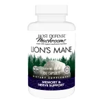 Host Defense Mushrooms Lion\'s Mane - Supplement Capsules for Brain Health Support - Mushroom Support for Focus & Memory Function - Immune & Nervous System Supplement - 120 Capsules (60 Servings)*