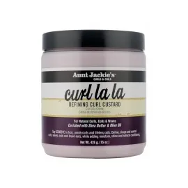 Aunt Jackie\'s Curl La La, Lightweight Curl Defining Custard, Enriched with Shea Butter & Olive Oil, Basic, 15 Ounce