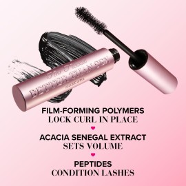 Too Faced Better Than Sex Volumizing Mascara | Dramatic Volume, Length + Peptides Help Condition Lashes, 0.27 Fl Oz, Black Too Faced Better Than Sex Volumizing Mascara | Dramatic Volume, Length + Peptides Help Condition Lashes, 0.27 Fl Oz, Black
