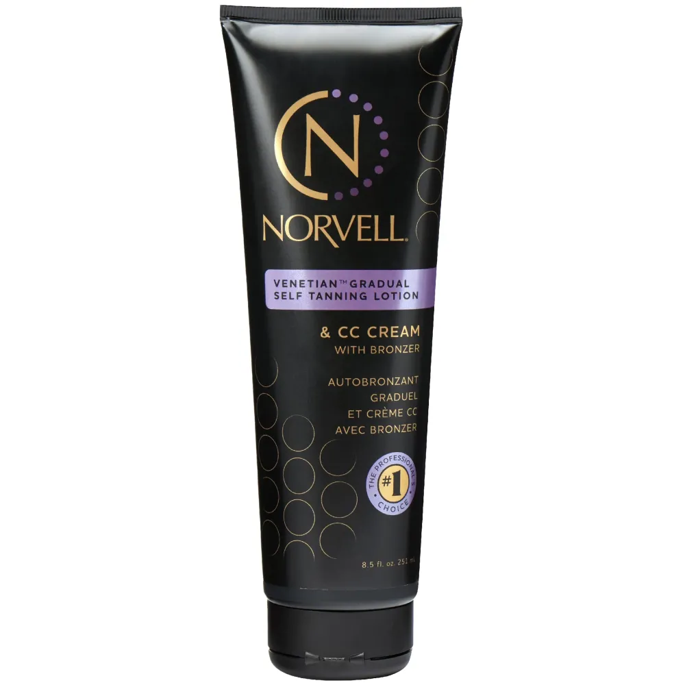 Norvell Venetian Sunless Self Tanner Gradual Color Extender Moisturizing Lotion, 8.5 fl.oz - Self Tanning Cream with Violet and Brown Tone, Instant Bronzers Fake Tan Norvell Venetian Sunless Self Tanner Gradual Color Extender Moisturizing Lotion, 8.5 fl.oz - Self Tanning Cream with Violet and Brown Tone, Instant Bronzers Fake Tan