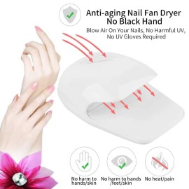 Nail Fan Dryer for Regular Nail Polish, Portable Nail Dryer Nail Art Polish Machine Quick Dry Nail Polish Gel Nail Dryer Blower for Fingernail Toenail, Portable Fans Battery Operated Nail Fan Dryer for Regular Nail Polish, Portable Nail Dryer Nail Art Polish Machine Quick Dry Nail Polish Gel Nail Dryer Blower for Fingernail Toenail, Portable Fans Battery Operated