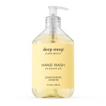 Deep Steep Liquid Hand Wash, Lemongrass Jasmine, 17.6 oz - Moisturizing Cleanser with Olive Oil, Aloe Vera, Glycerin & Hyaluronic Acid - Vegan, Clean Beauty, Soft & Nourished Hands