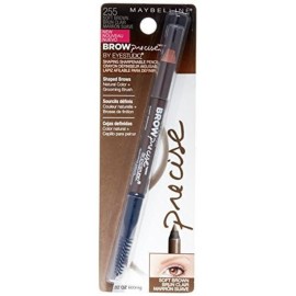 Maybelline New York Brow Precise Shaping Eyebrow Pencil, Soft Brown, 0.02 oz.