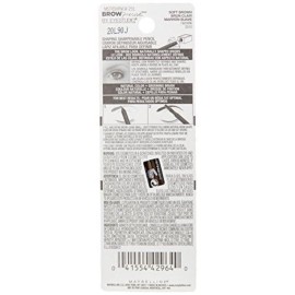 Maybelline New York Brow Precise Shaping Eyebrow Pencil, Soft Brown, 0.02 oz.