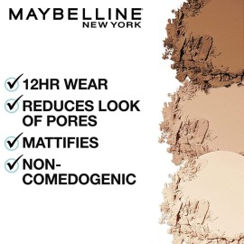 Maybelline Fit Me Matte + Poreless Pressed Face Powder Makeup & Setting Powder, Porcelain, 1 Count Maybelline Fit Me Matte + Poreless Pressed Face Powder Makeup & Setting Powder, Porcelain, 1 Count