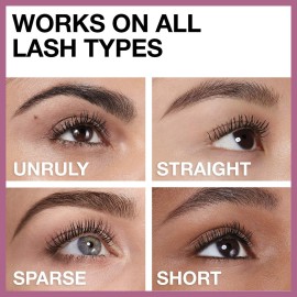 Maybelline Lash Sensational Waterproof Mascara, Lengthening and Volumizing for a Full Fan Effect,Very Black, 1 Count Maybelline Lash Sensational Waterproof Mascara, Lengthening and Volumizing for a Full Fan Effect,Very Black, 1 Count