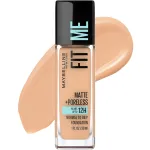 Maybelline Fit Me Matte + Poreless Liquid Oil-Free Foundation Makeup, Buff Beige, 1 Count (Packaging May Vary)