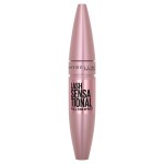 Maybelline Lash Sensational Washable Mascara, Lengthening and Volumizing for a Full Fan Effect, Blackest Black, 1 Count