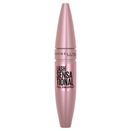 Maybelline Lash Sensational Washable Mascara, Lengthening and Volumizing for a Full Fan Effect, Blackest Black, 1 Count Maybelline Lash Sensational Washable Mascara, Lengthening and Volumizing for a Full Fan Effect, Blackest Black, 1 Count