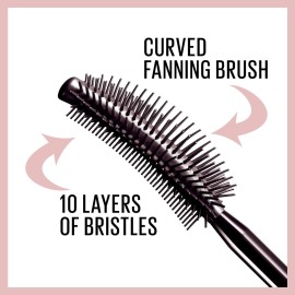 Maybelline Lash Sensational Washable Mascara, Lengthening and Volumizing for a Full Fan Effect, Blackest Black, 1 Count Maybelline Lash Sensational Washable Mascara, Lengthening and Volumizing for a Full Fan Effect, Blackest Black, 1 Count