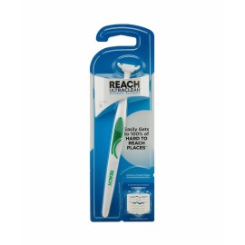 REACH Ultraclean Access Snap-On Flosser & Flosser Refill Head 28 ea, Pack for Proper Oral Care, Mint Flavor 1 ea REACH Ultraclean Access Snap-On Flosser & Flosser Refill Head 28 ea, Pack for Proper Oral Care, Mint Flavor 1 ea
