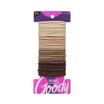 Goody Ouchless Elastic Hair Ties, 37 Ct, Blonde, 4MM Rubber Bands, Pain-Free Styling Accessories for Women & Men, Made for Long-Lasting Braids, Ponytails & More, All Hair Types